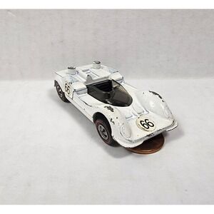 Vintage Hot Wheels Redline Chaparral 2G Original US‎ 1969 White NO SPOILER WING